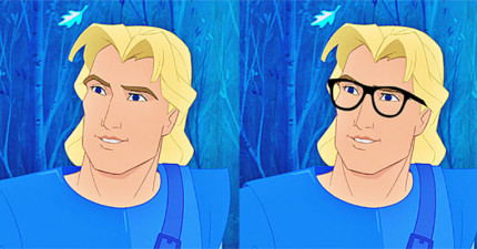 迪士尼男主角戴眼鏡