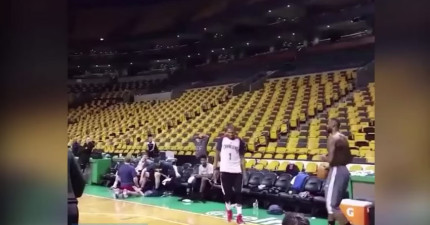 小皇帝勒布朗‧詹姆斯全場投籃